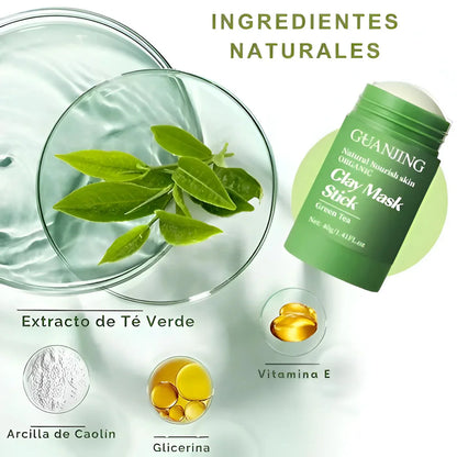 Mascarilla Máscara Facial De Limpieza Té Verde